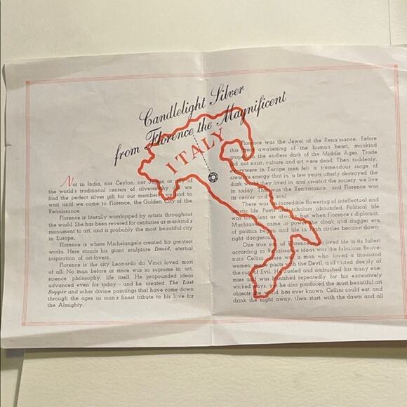 Candlelight Silver from Florence the Magnificent Boxed 6 Piece Set - Picture 4 of 5